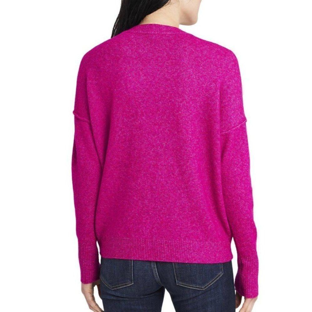 Vince Camuto Sweater Top XL Women's Cozy Crewneck Front Seam NEW - Picture 7 of 8